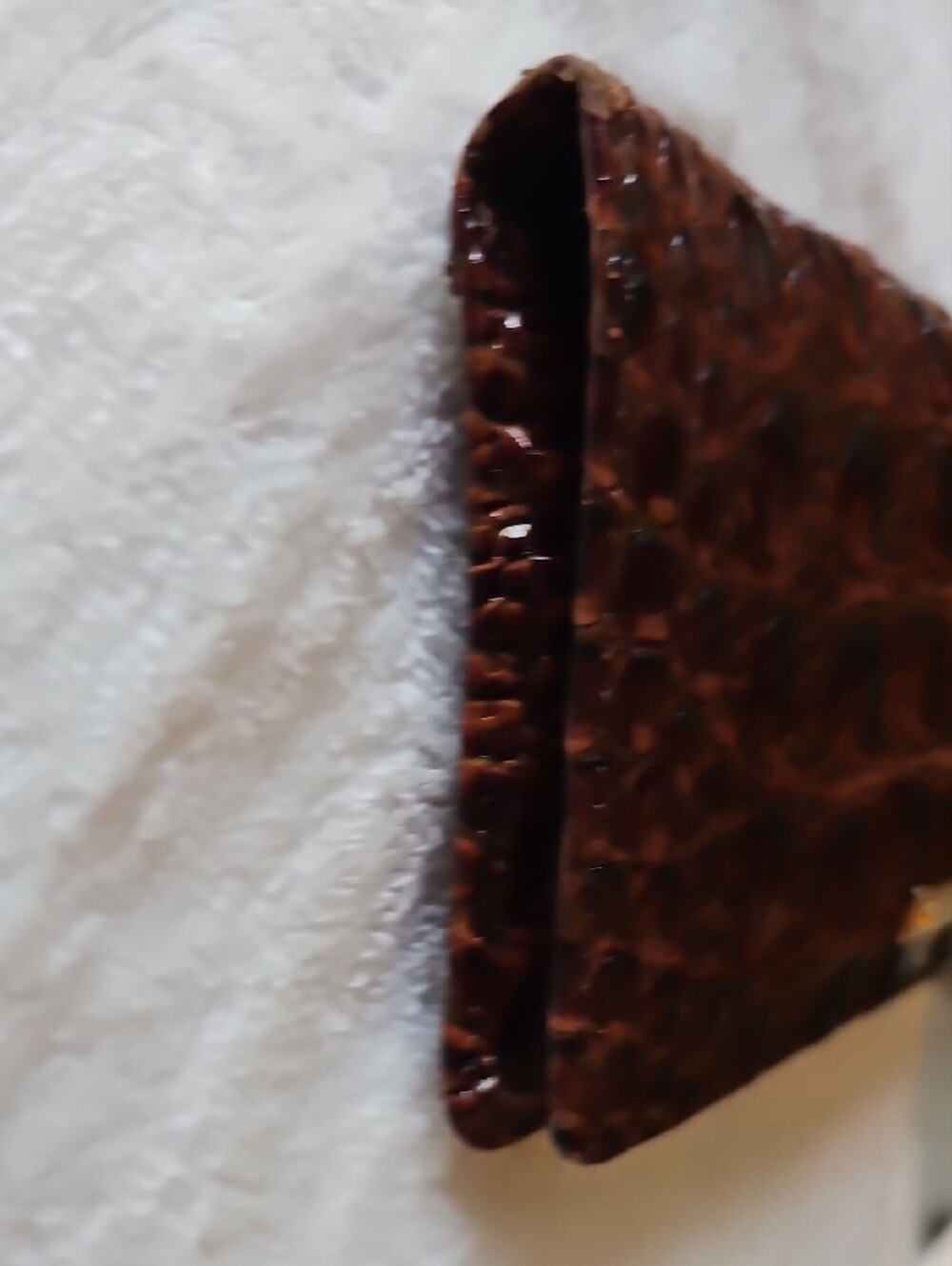 Brahmin Brown Croc-Embossed Ady Wallet - Picture 3 of 6